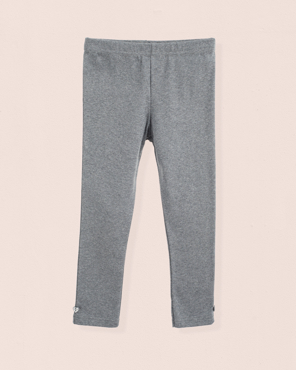 Italian Brushed Cotton Charcoal Legging